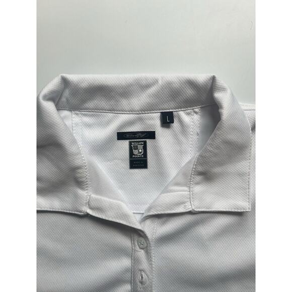 Willowtec Golf Polo, Women’s Willow Point Collared Shortsleeve Shirt, Large Top - Picture 8 of 10